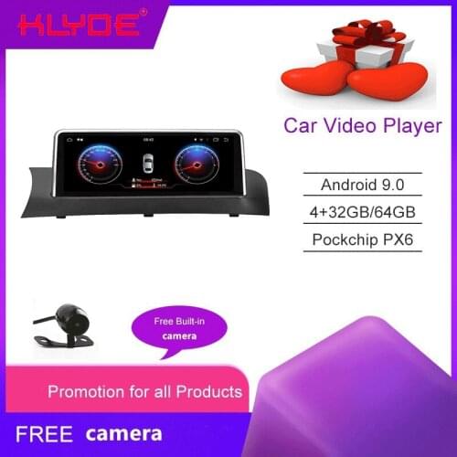 Kd-1269-B klyde 10.25'' car multimedia player android 9.0 car radio audio wide screen for BM W X3(F25) X4(F26) 2014-2017 NBT