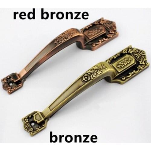 280mm Wooden Door Pulls Antique High Quality Big Gate Door Handles Bronze,Zinc Alloy Home Ktv Hotel Wood Door Pulls Handles DM24