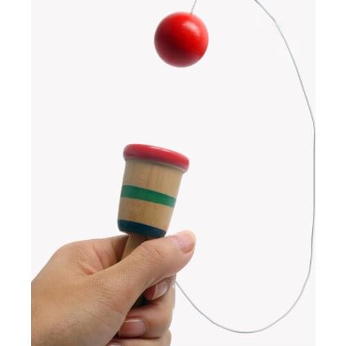 Wooden Skill Sword Cup Ball Games Juggling Ball Wood Kendama Ball Outdoor Skill Traditional Games Baby Toys MZL262