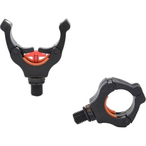 Carp Fishing Rod Rest Head Gripper Large Clamp Opening Pole Accessories for Rod Pod Holder with Magnet Clips Keep Fishing Rod
