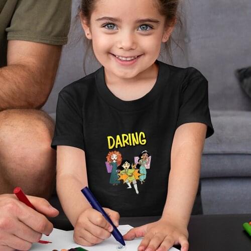 Disney Children T-Shirts Fashion Clothes Top Trend Summer New Products Color T Shirts Kids Four Seasons Comfortable Kawaii Print