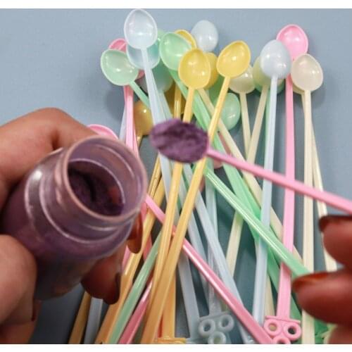 30PCS Dispensing Spoon Jewelry Tool Resin Silicone Mold Tools Stirring Stick UV Resin Epoxy Mold Making