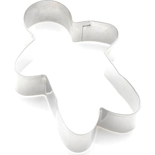 Hot Selling Gingerbread Man Stainless Steel Biscuit Mold Christmas Cookie Cutter Tool Cake Decoration Tool