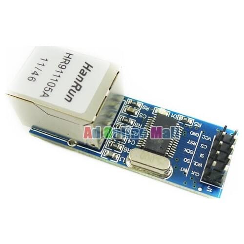 Mini ENC28J60 Ethernet LAN Network Module SPI Interface For Arduino 51 AVR LPC STM32 5PCS/LOT