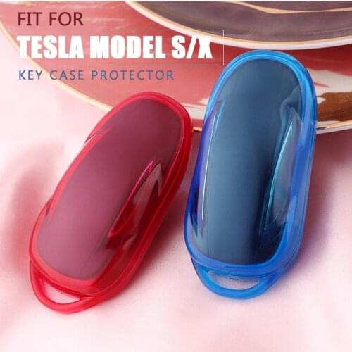 Fashionable TPU Car Key Shell Key Case Holder Car Key Protector Car Key Holder For Tesla Model Model S Model X Car Accessories
