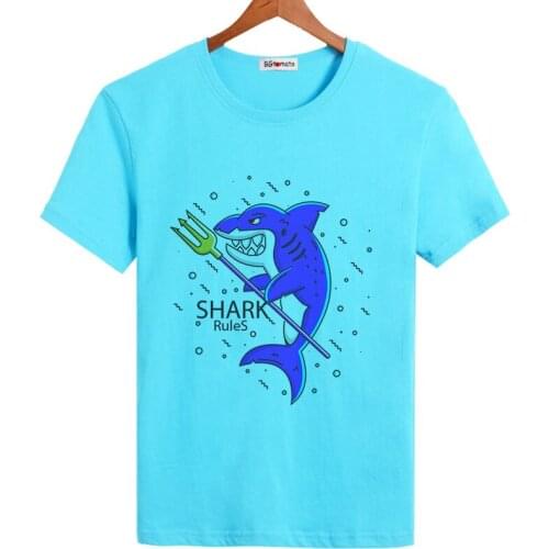 BGtomato Shark printing tshirt new style funny t-shirt men original brand casual top tees hip hot mens tshirt cheap sale