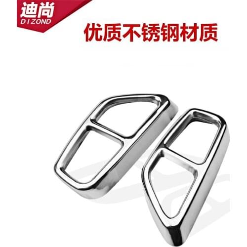 Suitable for 2018-21 BMW new 5 series four-out tail throat frame modification upgrade 525li530li exhaust pipe decorative cover