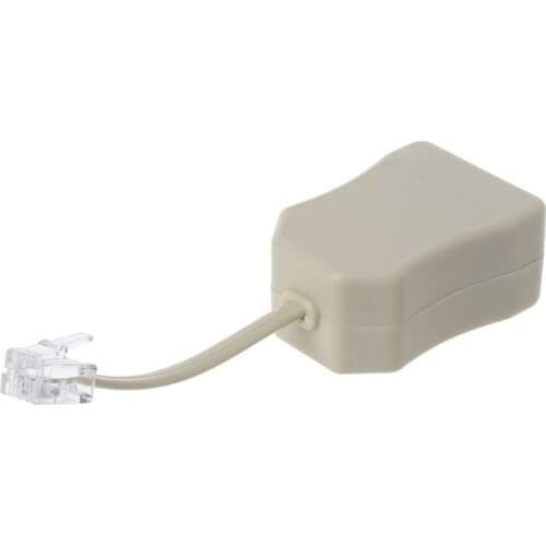 Portable ADSL Modem Telephone Phone Fax In-Line Splitter Filter Network 1PC