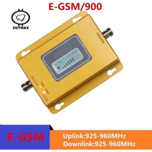ZQTMAX E-GSM mobile Signal Booster GSM Repeater Band 8 2G 2.5G Signal Amplifier GSM 900 75dB FDD-LTE booster