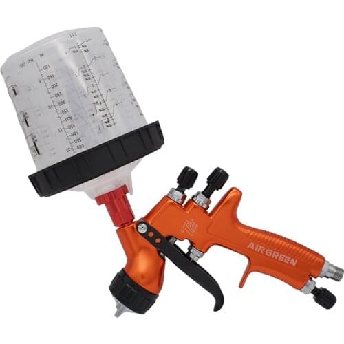 High quality gravity spray gun hvlp air spray gun 1.3mm 600CC paint mixing cup no-clean cup high-end spray paint tools