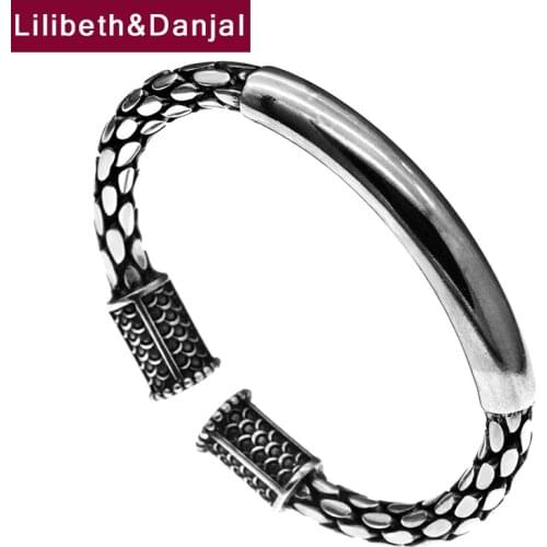 Weave Opening Bracelet Bangle Femme Pure S999 Sterling Silver Women Men Luxury Fashion Jewelry 2021 New Arrival Wholesale B13