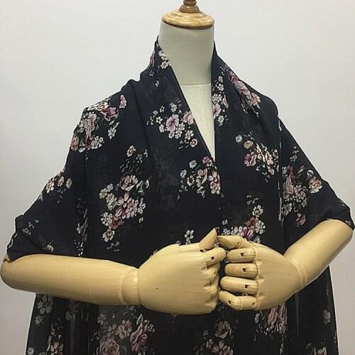Beautiful florl print pure silk georgette gauze fabric for women girl summer dress,SCG670