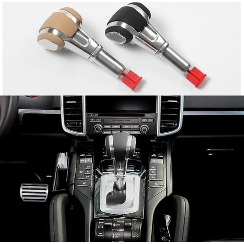 1PCS Car Gear Shift Knob Head Stick For Porsche Cayenne 2011 2012 2013 2014 2015 2016 2017 Modified Aircraft Gears