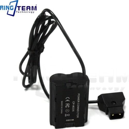 100PCS/Lot 10V-18V DTAP PTAP to NP-W235 Dummy Battery CPW235 DC Coupler for FUJIFILM Digital Cameras X-T4 XT4