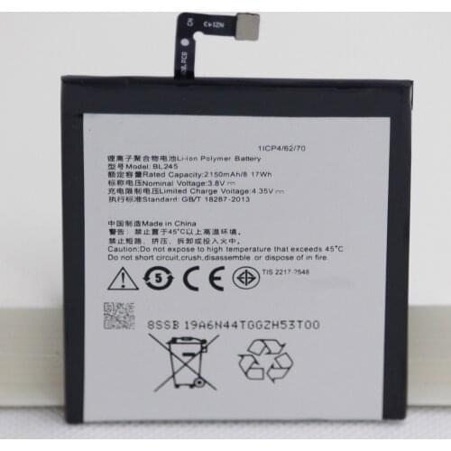 Brand New 2150mAh BL245 Battery for Lenovo S60 S60T S60W phone Battery Replacement Large Capacity Back up Battery With Tools