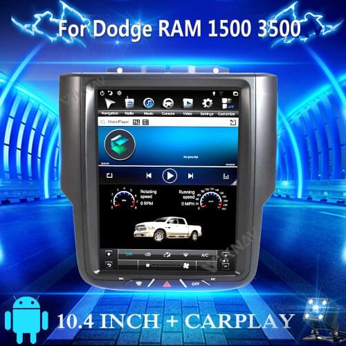 Vertical Screen Video 128G Car Radio For Dodge Ram 1500 2013 2014 2015 2016 2017 Auto Stereo GPS Navigation Multimedia Player
