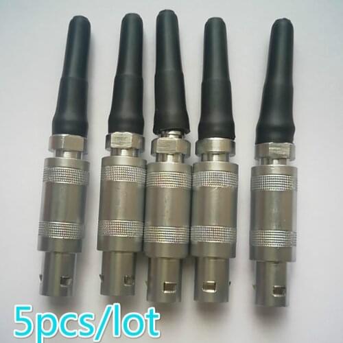 C9 LEMO-01 Connector FFA.1S Ultrasonic Probe Cable Connector Male Flaw Detector Cable Connector C9 Plug (LEMO-01S) 5pcs