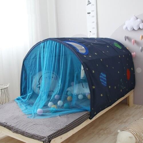 Kids Portable Play Tent Pink Princess Blue Prince Castle Indoor Outdoor Baby Starry Game Bed Tents House Hut for Child Toys