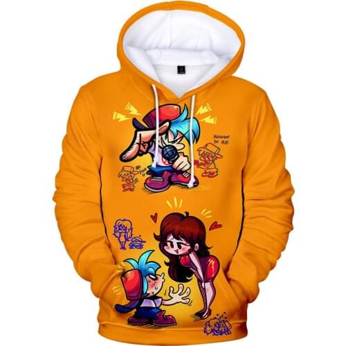 2021 Friday Night Funkin 3D Hoodies Casual Style Tops Boys/girls Casual Slim Pullover Hot Sale Comfatable Kids Clothes coat
