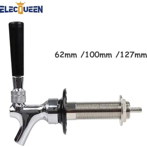 Homebrew Tools Draft Beer Tap Faucet with long Shank Tap Home Brew Kegging Combo Kits, 62mm/100mm/127mm for chosee