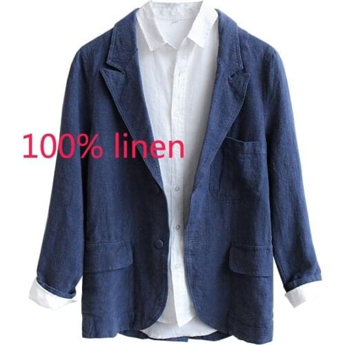 New Arrival Fashion Thin Linen Men Formal Loose Breathable Coat Single Breasted Casual Blazers Men Suits Size S M L XL XXL