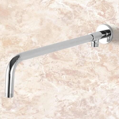 Copper Stainless Steel Shower Accessories Base Mounted Shower Elbow Fixed Rod W315