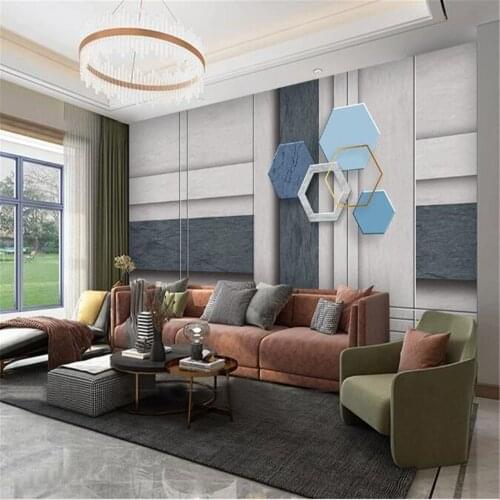 Milofi custom wallpaper mural new Chinese combination TV living room bedroom background wall decorative painting mural