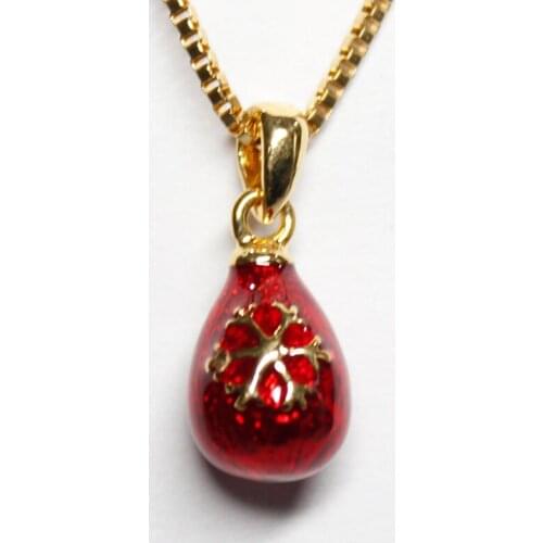 Fashion Hot Mini Size Brass HandMade Snowflakes Vintage Egg Pendant Glamour Necklace Christmas Gift Girl Gift Necklace 2019 New