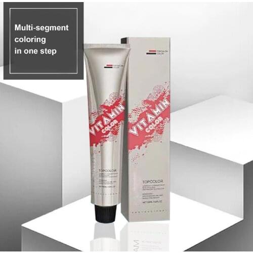 Washable 100ml Beauty DIY Natural Professional Nutrition Hair Color Cream Colorful Hair Dye Cream Natural Effect for Girl