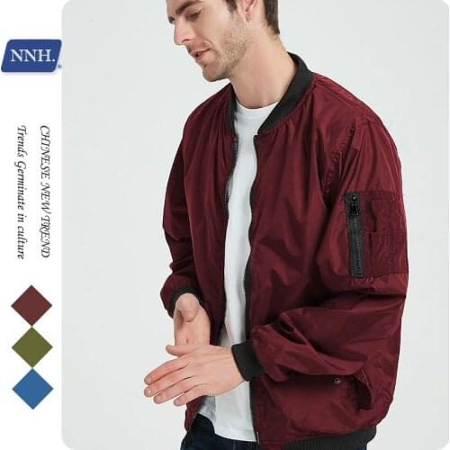 Jas 2021 Spring New Mens Clothes College Style Oversized Bomber Jackets Baseball Collar Plus Big Outwear Zip Up Coat Streetwear
