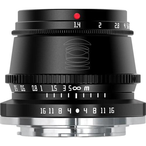Ttartisan 35Mm F1.4 APS-C Handmatige Focus Camera Lens Voor Sony E Fuji X Canon M Leica L Nikon Z Panasonic Olympus M43 Zwart Zi