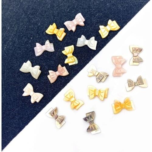 Charm Seashell Bead Bowknot Making Necklace Bracelet Pendant Jewelry Accessories Wholesale DIY Handmade Gift Charm Jewelry