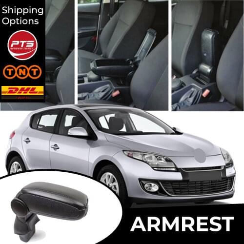 For Renault Megane 3 2010-2016 Armrest Seat Adjustable Car Center Console Arm Rest Box Interior Accessories Leather