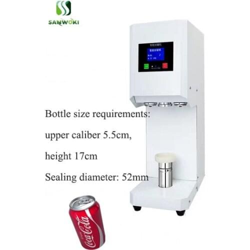 Fully Automatic intelligent can sealing machine milk tea coffee bubble drink bottle cup Beverage sealing machine non-rotating