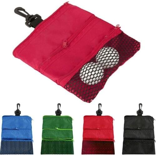 Portable Golf Bag With Zipper Storage Mesh Bag In Four Colors For Choice Y9Q4