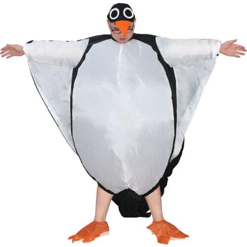 Advertising Penguin Mascot Costume Adult Inflatable Blow Up Suit Party Gift Cosplay Outfit Halloween Cosplay Dress Adult Size