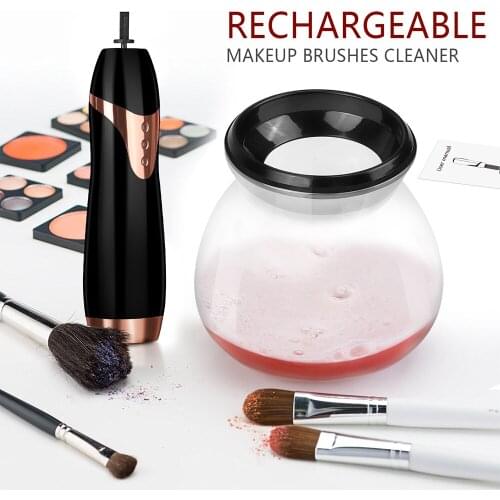 Makeup Brush Cleaner Dryer Super-Fast Electric Brush Cleaner Machine Automatic Brush Cleaner Spinner Makeup Brush Tools