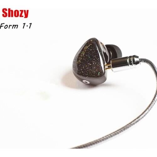 Shozy Form1.1 1BA+1DD Hybrid Driver HIFI In Earphones Noise Reduction Music Monitor Bass Earbuds Detachable Cable DN3 Aria T3 VX