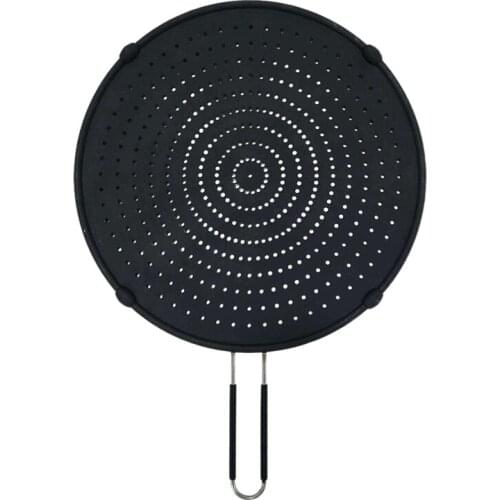 32cm Silicone Splatter Sn Guard Nonstick Oil Grease Pan Lid for Frying Pan Skillet Cooking Silicone