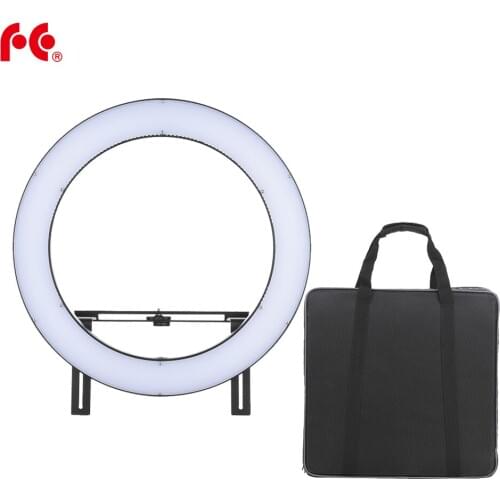 FalconEyes DVR-512DVC Photography Studio LED Ring Light CRI90+ 3200-5600K Adjustable Color Temperature Camera Video Fill-in Lamp