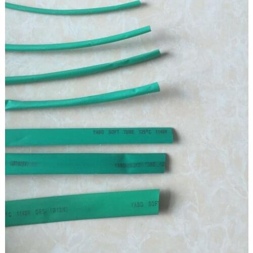 1meter heat-shrinkable tube specification model 3MM ~ 14MM electrician insulation heat shrink casing green