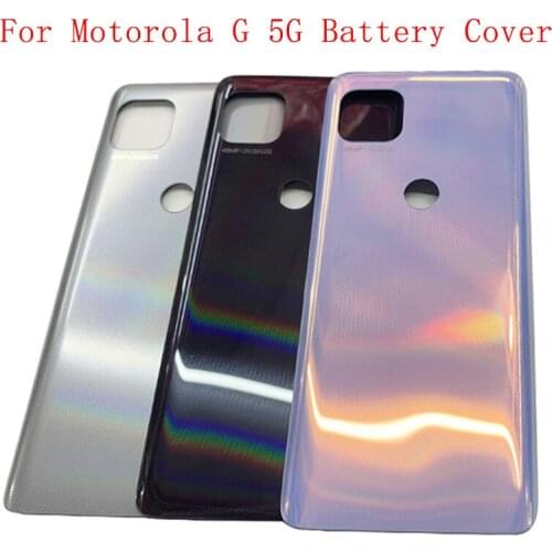 Back Battery Cover Rear Door Panel Housing Case For Motorola Moto G 5G Battery Cover Replacement Part