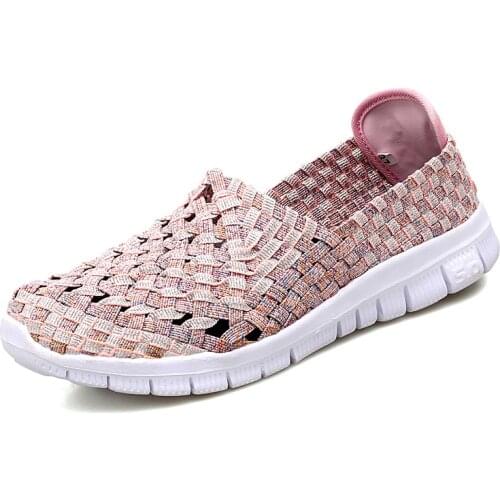 Tenis Feminino 2019 Tennis Shoes for Woman Light Weight Wear-resistant Comfortable Air Mesh Lady Shoes Slip-on Zapatillas Mujer