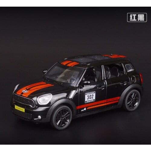 1: 32 alloy car model simulation Mini childrens acousto optic return force toy car model birthday gift