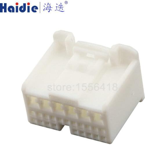 2sets 26pin Auto electrical housing plug 1318757-1 plastic wiring harness unsealed connector 1746863-1