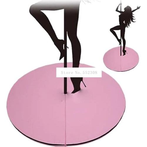 120x10cm/150x5cm PU Pole Dance Mat Skid-proof Fitness Yoga Mats Waterproof Thickened Round Dance Exercise Mat Safety Gym Mat