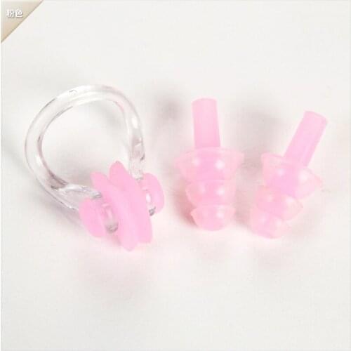 2 Pair Soft Ear Plugs Environmental Silicone nose clip Waterproof Dust-Proof Earplugs Diving Water Sports Swimming Accessories