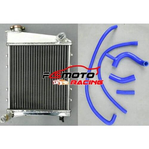 Aluminum Radiator + Silicone Hoses For Austin Rover Mini Clubman / Cooper GT 850/998/1098 1959-1990