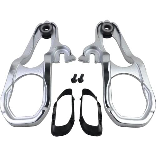 AP01 Chrome Tow Hooks with Hardware Front Left & Right For Ram 1500 DT Pickup 4-Door 68288777AA 68288776AA