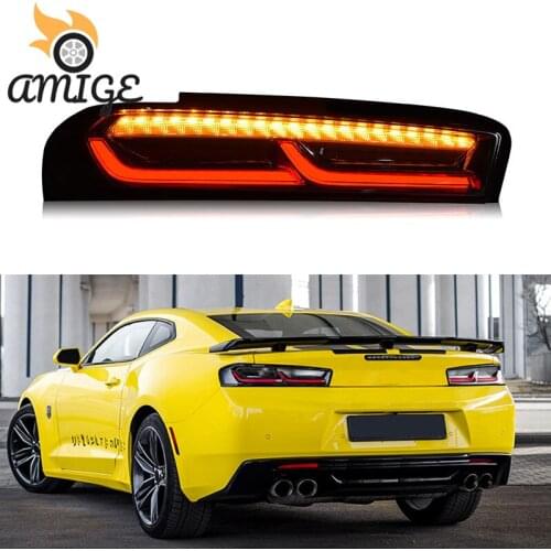 DNO Car LED Taillight For Chevrolet Camaro 2016 2017 2018 12V Rear Running Lamp Brake Reverse Turn Signal Taillamp